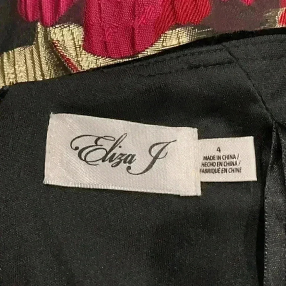 New with tags Eliza J women’s bodice jacquard ballgown in size 4 - Picture 7 of 11